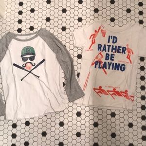 BUNDLE Crewcuts & Gap Kids boys graphic tees